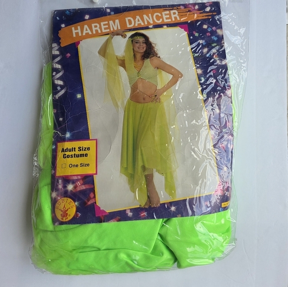 Rubie's Green Harem Belly Dancer Costume Size Medium - Picture 2 of 16